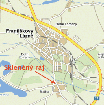 Landkarte - Franzensbad