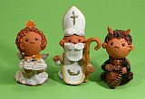 Glockenfiguren aus Keramik